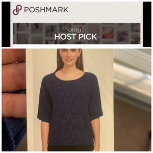 DKNY Jeans Women's Marled Knit Top